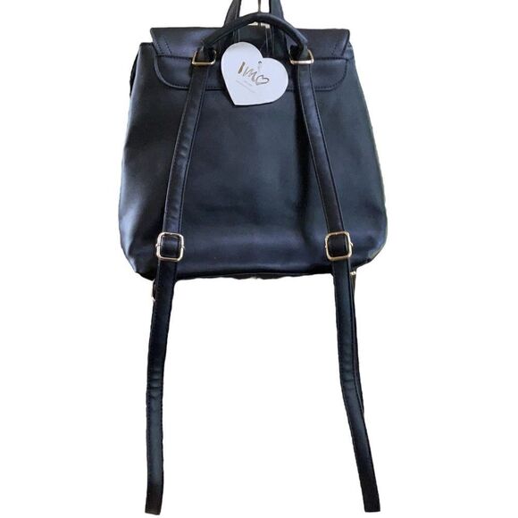 NWT Imoshion vegan black backpack - Picture 2 of 8